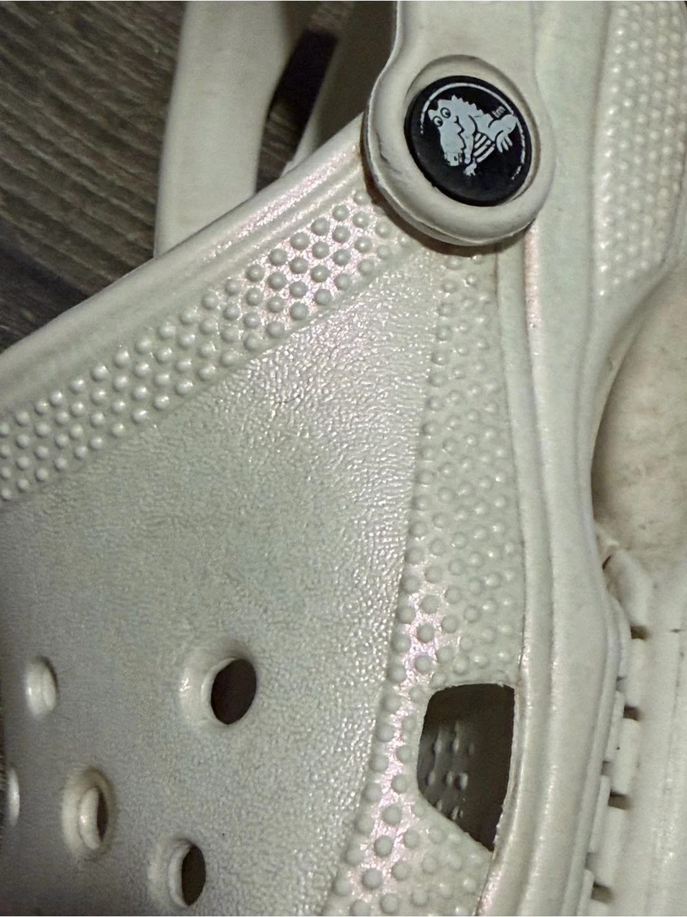 CROCS Classic Clog in White Pearl Toddler Girl 12